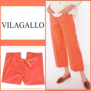 🆕 VILAGALLO Coral Wide Leg Pant sz 40
